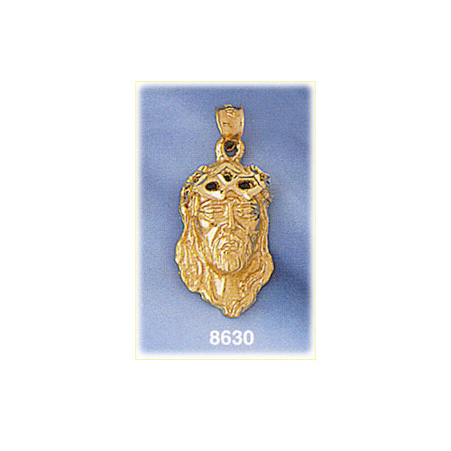 14K Gold Jesus Christ Pendant