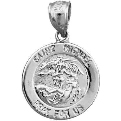 14K Gold Saint Michael Charm