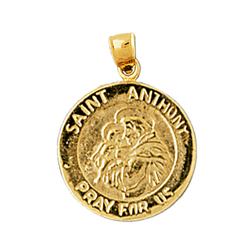14K Gold Saint Anthony Charm