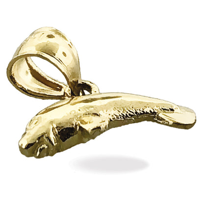 14K Gold Manatee Mini Charm