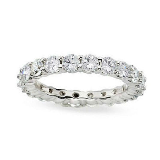 3 ct. tw. Diamond Eternity Band Ring 14K White Gold