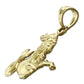 14K Gold Zodiac Capricorn Pendant