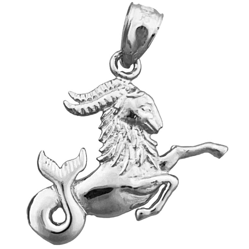 14K Gold Zodiac Capricorn Pendant