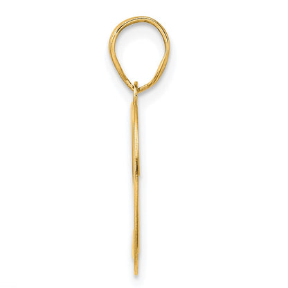 14k Yellow Gold Polished Number 29 Pendant