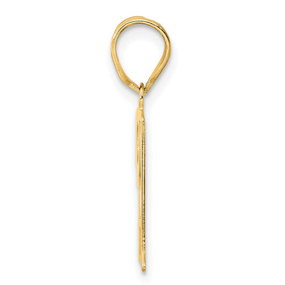 14k Yellow Gold Polished Number 31 Pendant