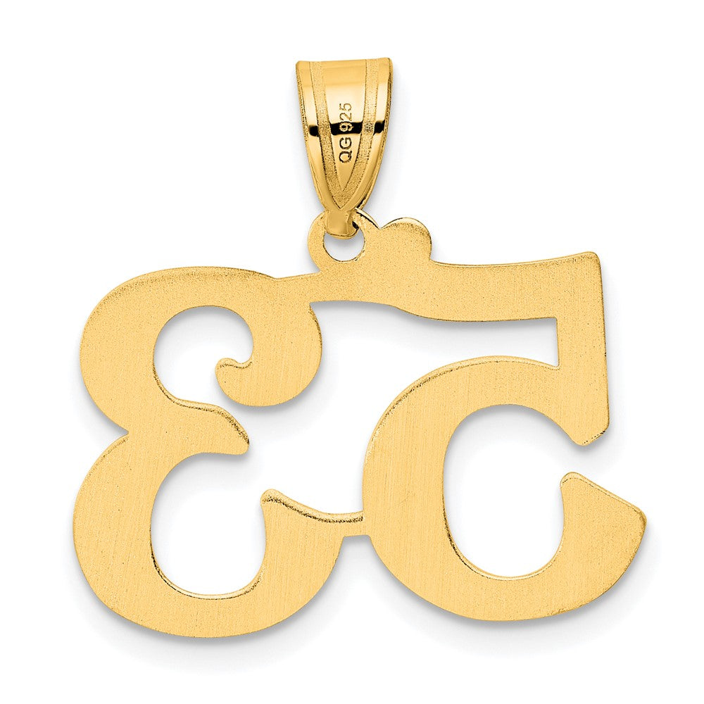 14k Yellow Gold Polished Number 53 Pendant