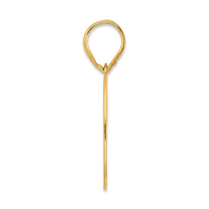14k Yellow Gold Polished Number 70 Pendant