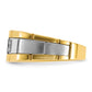14k Two-tone Gold Men's Gemstone and Diamond Ring Mounting