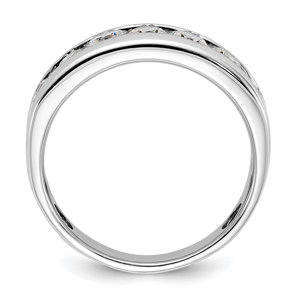 14k White Gold 1 carat Diamond Complete Ring