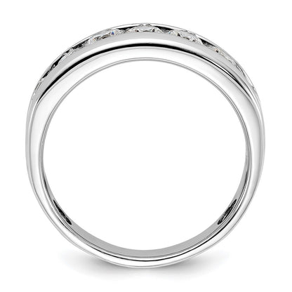 14k White Gold 1 carat Diamond Complete Ring