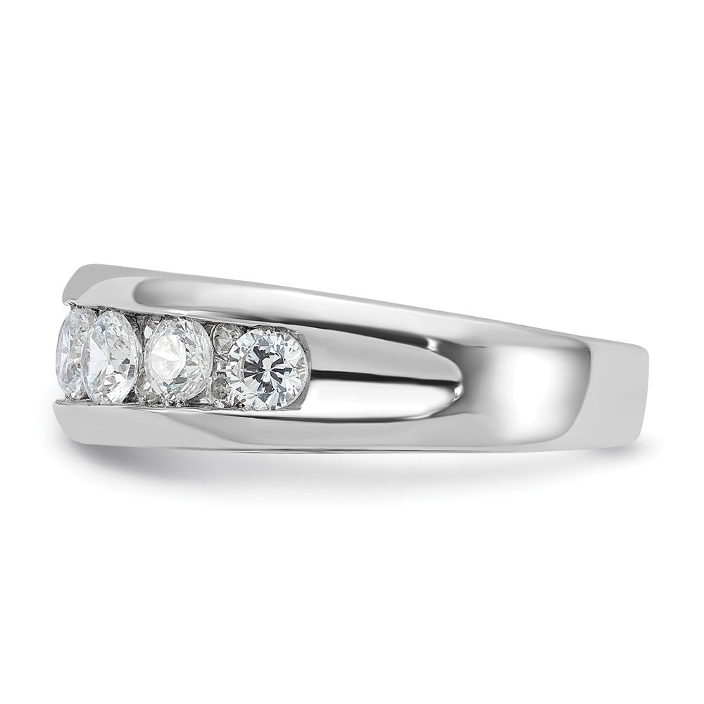14k White Gold 1 carat Diamond Complete Ring