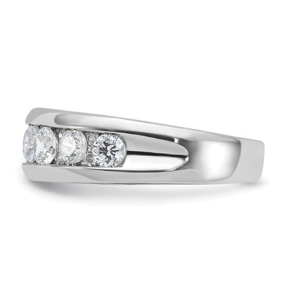 14k White Gold 1 carat Diamond Complete Ring