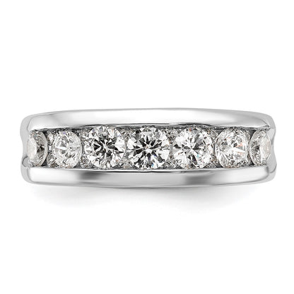 14k White Gold 1 carat Diamond Complete Ring