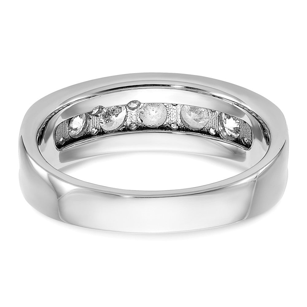 14k White Gold 1 carat Diamond Complete Ring