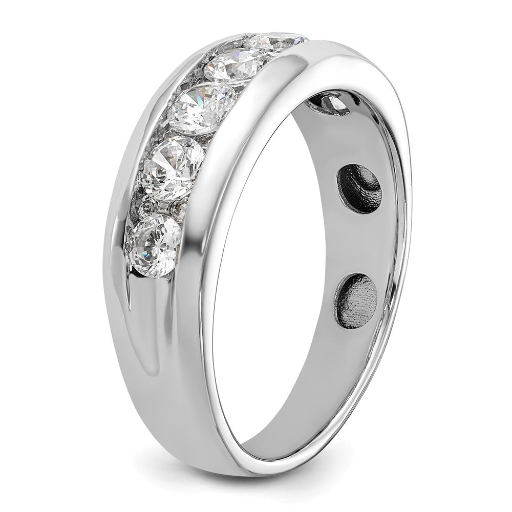14k White Gold 1 carat Diamond Complete Ring