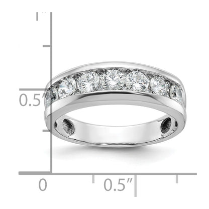 14k White Gold 1 carat Diamond Complete Ring