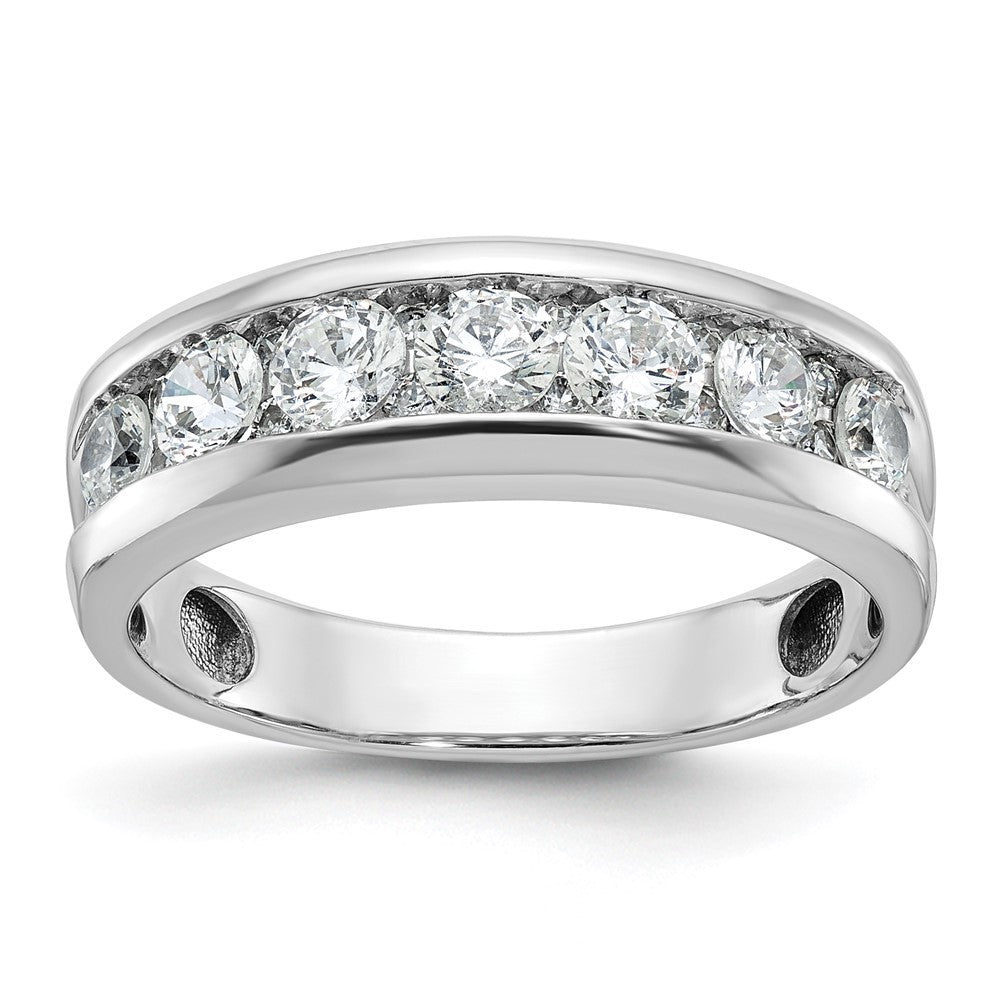 14k White Gold 1 carat Diamond Complete Ring