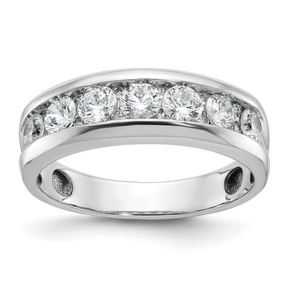14k White Gold 1 carat Diamond Complete Ring