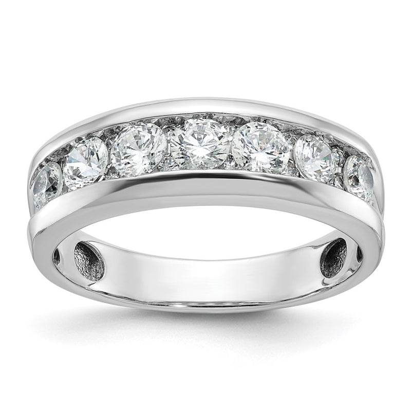14k White Gold 1 carat Diamond Complete Ring