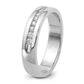 14k White Gold Men's 1/4 carat Diamond Complete Ring