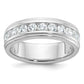 14k White Gold Men's 1 carat Diamond Milgrain Complete Ring