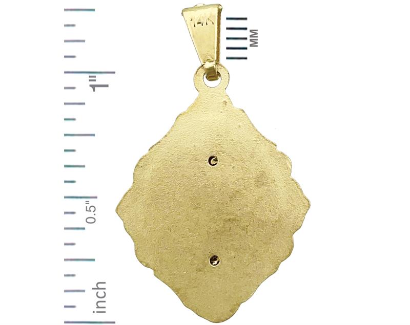 14K Gold Saint Jude Medallion
