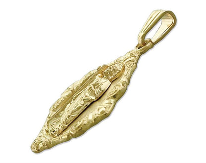 14K Gold Saint Jude Medallion