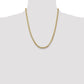 14K Yellow Gold 22 inch 4.75mm Semi-Solid Anchor with Lobster Clasp Chain Necklace