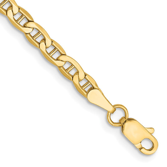 14K Yellow Gold Yellow Gold 3.20mm Anchor Chain Chain
