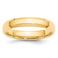 Solid 18K Yellow Gold 4mm Bevel Edge Comfort Fit Men's/Women's Wedding Band Ring Size 7