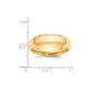 Solid 18K Yellow Gold 6mm Bevel Edge Comfort Fit Men's/Women's Wedding Band Ring Size 6