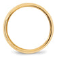 Solid 18K Yellow Gold 7mm Bevel Edge Comfort Fit Men's/Women's Wedding Band Ring Size 6.5