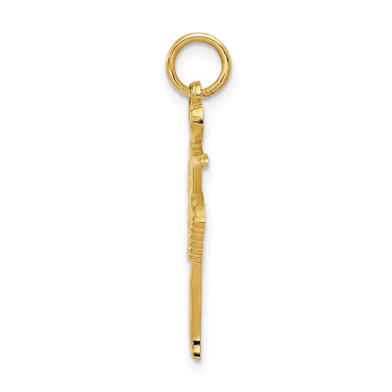 14k Yellow Gold Ballet Dancer Charm