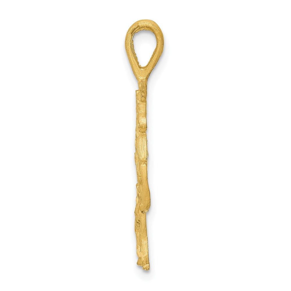 14k Yellow Gold Unicorn Charm