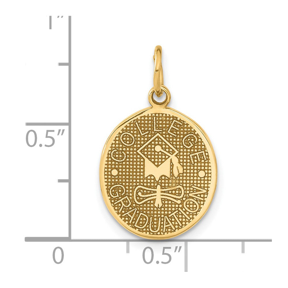 14k Yellow Gold COLLEGE GRADUATION Charm
