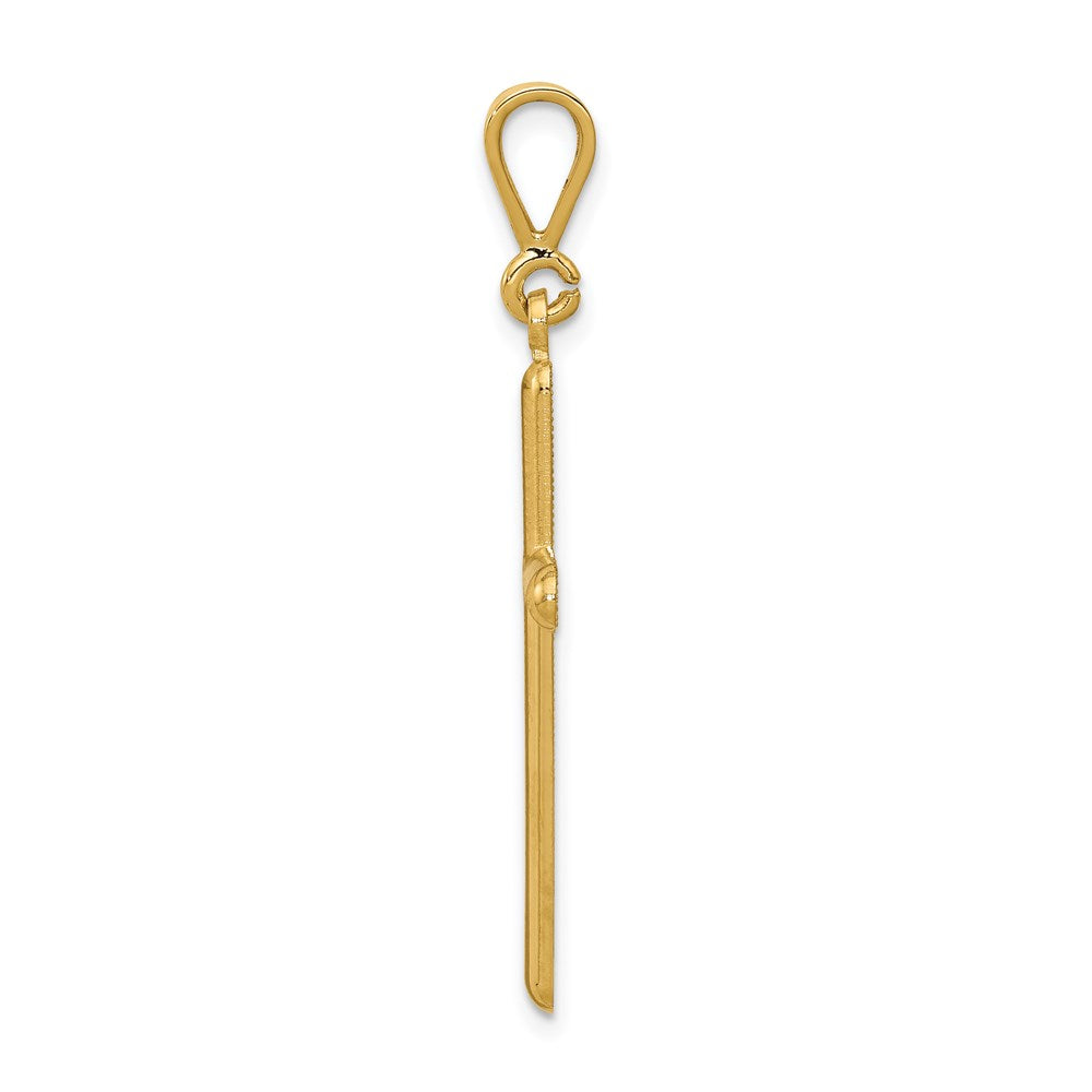 14k Yellow Gold Cross Pendant