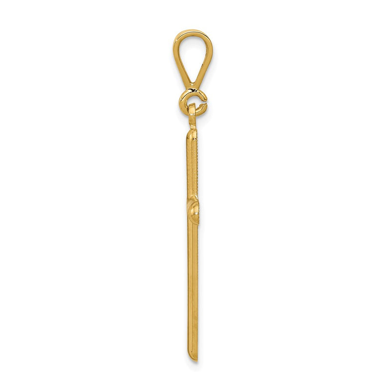 14k Yellow Gold Cross Pendant