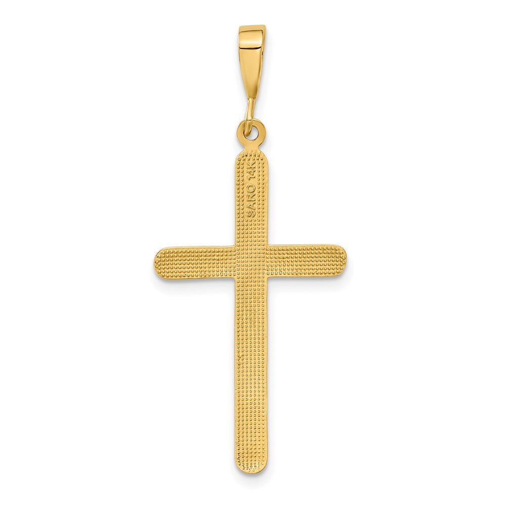 14k Yellow Gold Cross Pendant