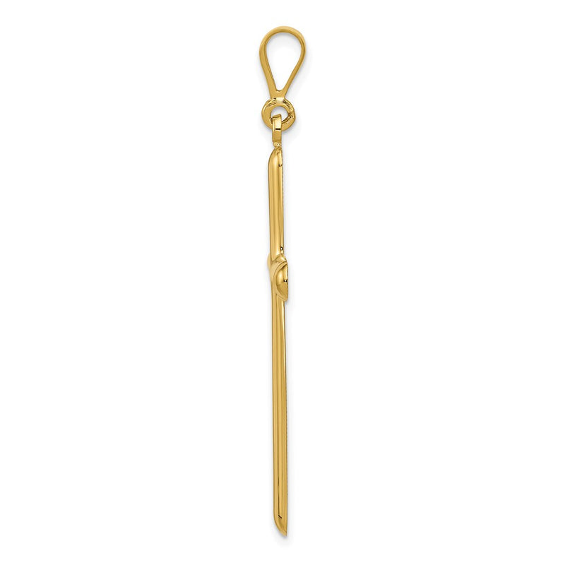 14k Yellow Gold Cross Pendant