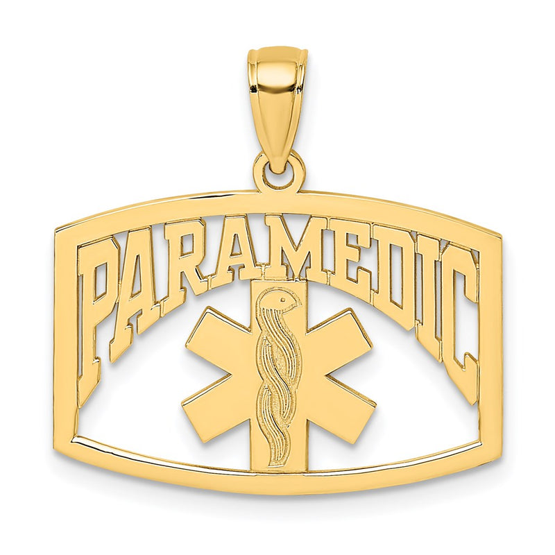 14k Yellow Gold PARAMEDIC Charm