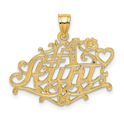 14k Yellow Gold #1 AUNT Charm