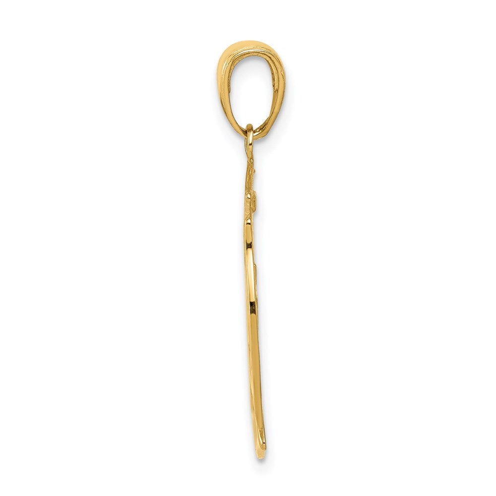 14k Yellow Gold FD MEMBER in Shield Pendant