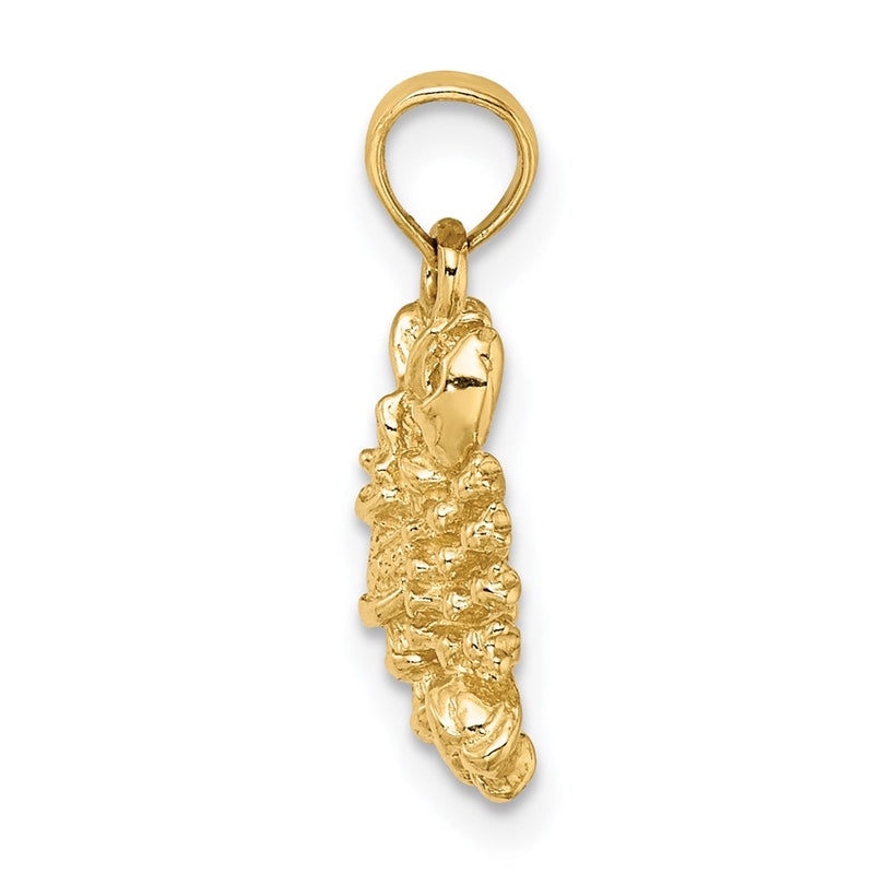 14k Yellow Gold 3-D Scorpio Zodiac Charm