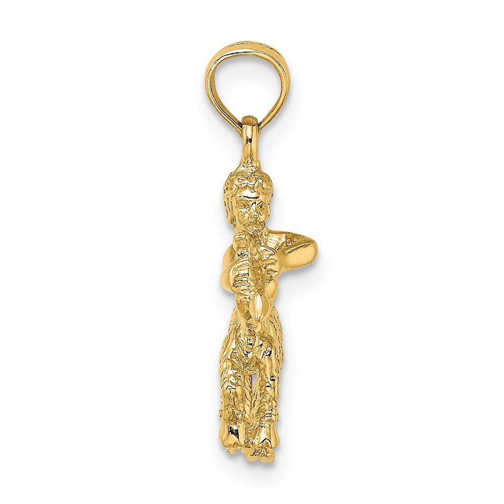 14k Yellow Gold 3-D Sagittarius Zodiac Charm