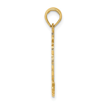 14k Yellow Gold JAMAICA Pineapple Charm