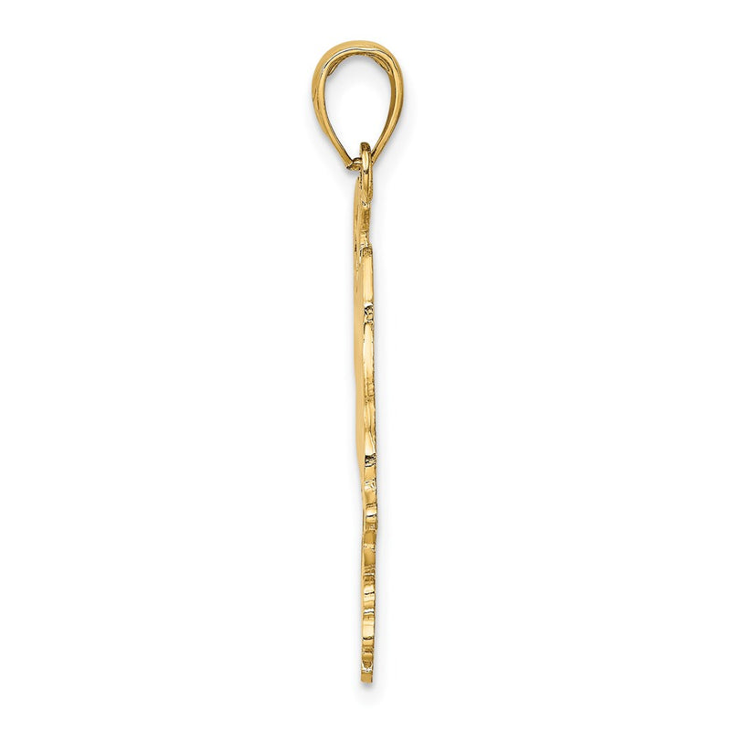 14k Yellow Gold Cut Out MARCO ISLAND Charm