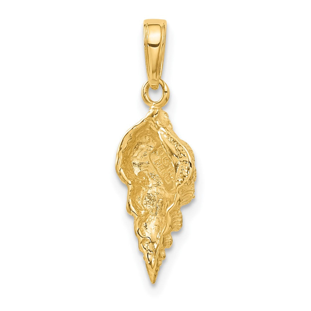 14k Yellow Gold Conch Shell Pendant