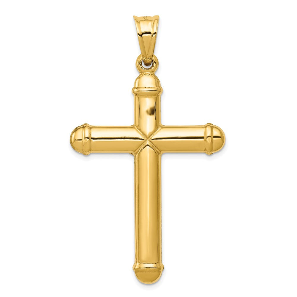 14k Yellow Gold Reversible Crucifix Pendant