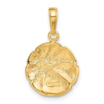 14k Yellow Gold Basketball Pendant