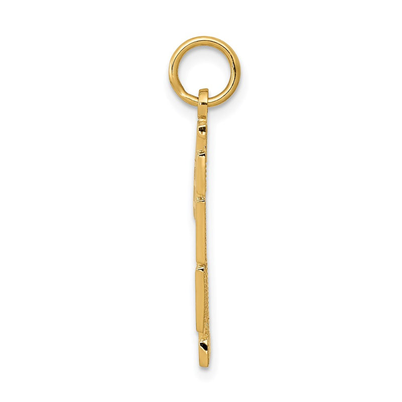 14k Yellow Gold #1 SON Charm